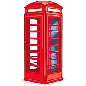Telephone booth PNG-43065